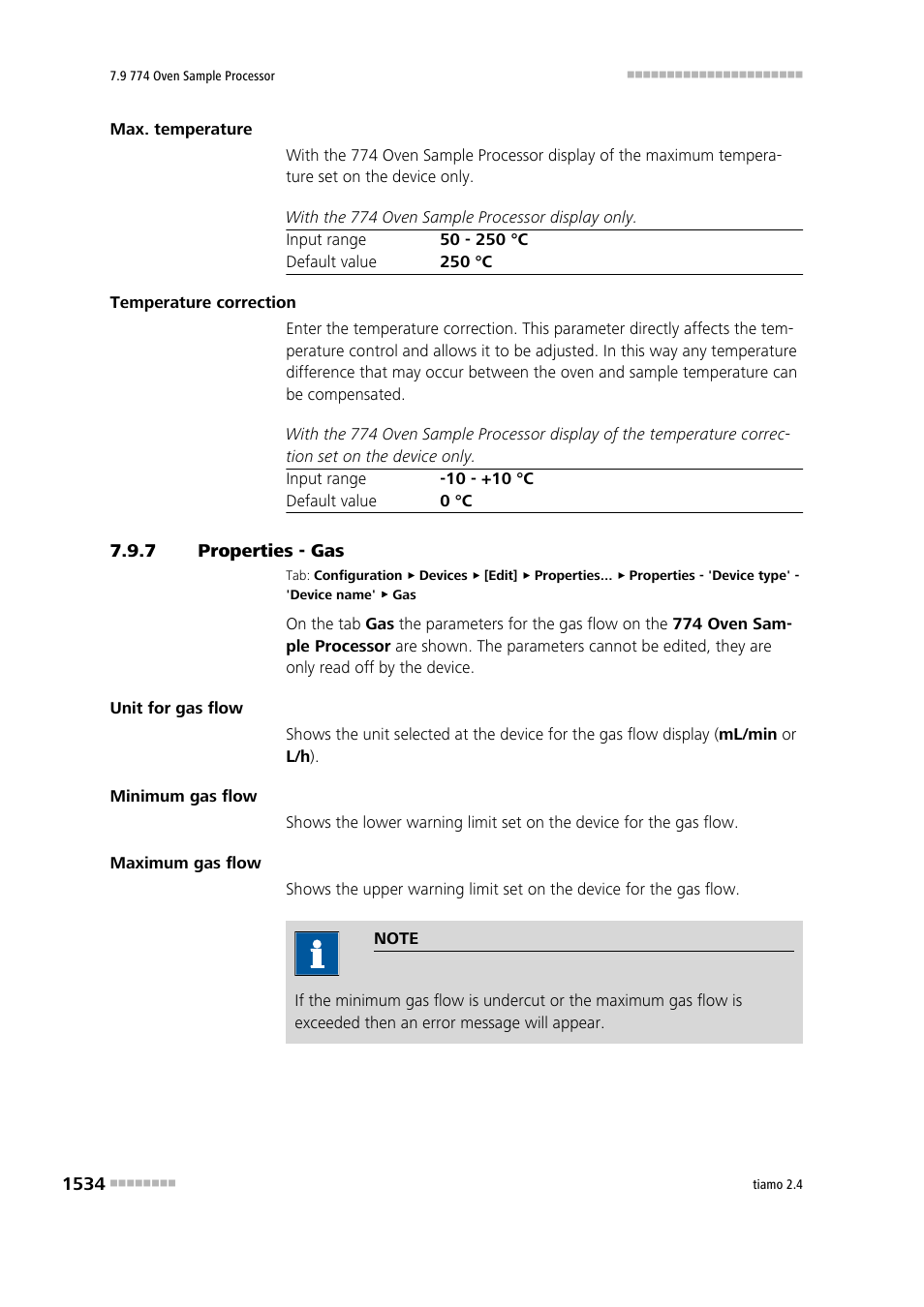 7 properties - gas, Properties - gas 4 | Metrohm tiamo 2.4 Manual User Manual | Page 1550 / 1717