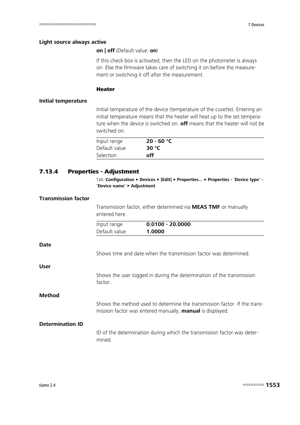 4 properties - adjustment, Properties - adjustment 3, Adjustment | Metrohm tiamo 2.4 Manual User Manual | Page 1569 / 1717