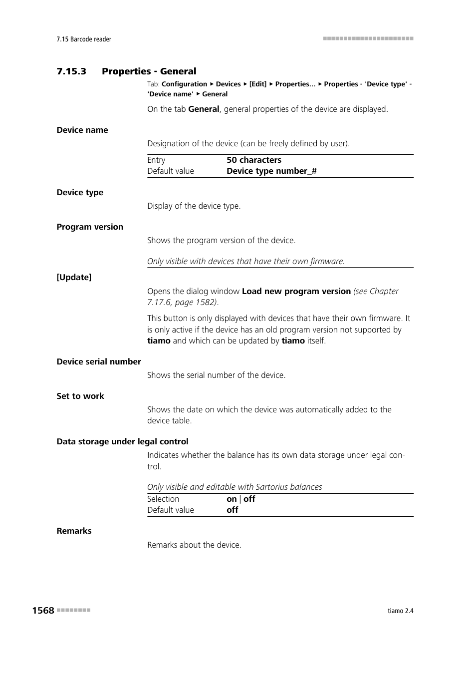 3 properties - general, Properties - general 8 | Metrohm tiamo 2.4 Manual User Manual | Page 1584 / 1717