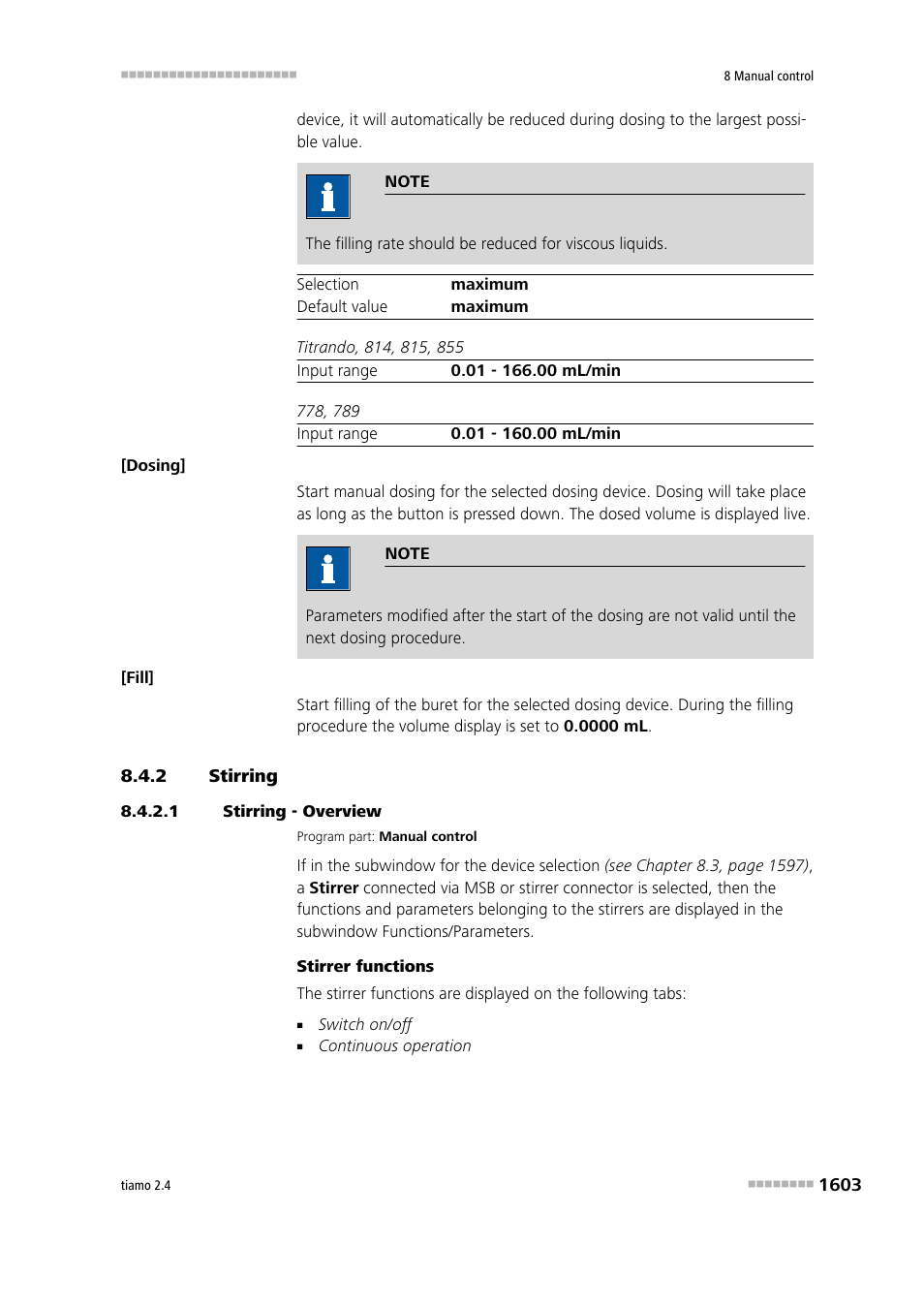 2 stirring, 1 stirring - overview, Stirring 3 | Metrohm tiamo 2.4 Manual User Manual | Page 1619 / 1717