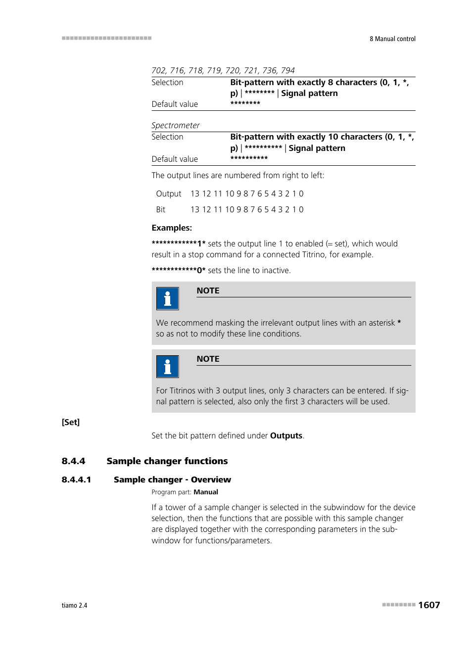 4 sample changer functions, 1 sample changer - overview, Sample changer functions 7 | Metrohm tiamo 2.4 Manual User Manual | Page 1623 / 1717