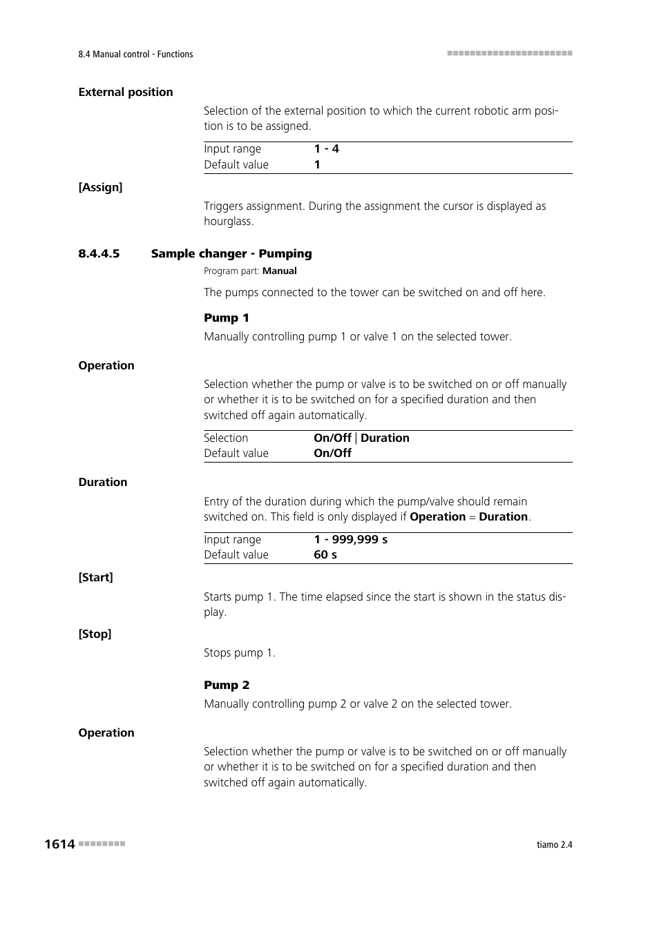 5 sample changer - pumping, Pump | Metrohm tiamo 2.4 Manual User Manual | Page 1630 / 1717