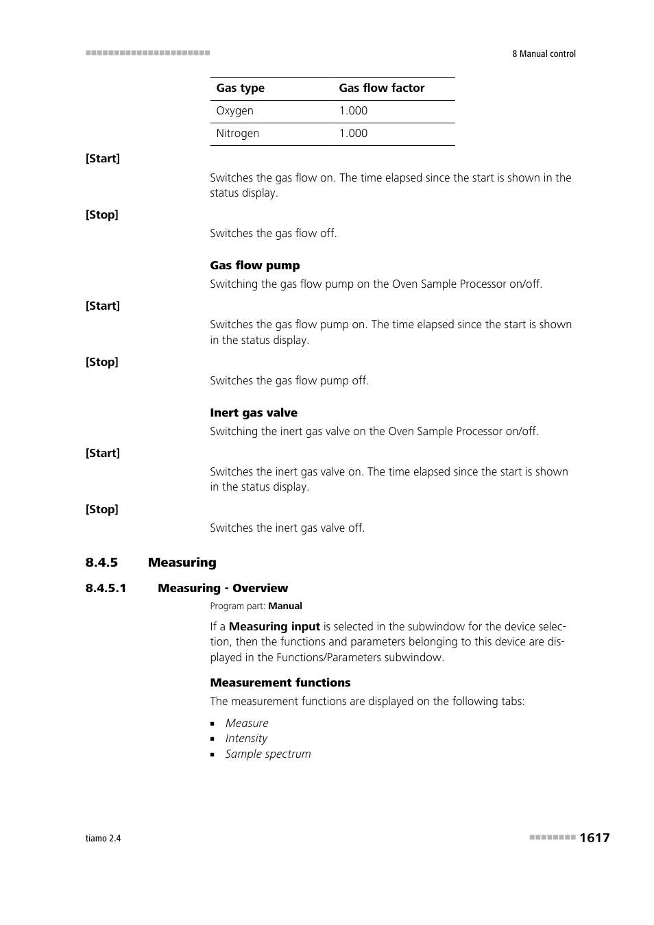 5 measuring, 1 measuring - overview, Measuring 7 | Metrohm tiamo 2.4 Manual User Manual | Page 1633 / 1717