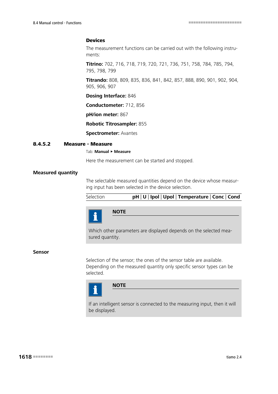 2 measure - measure | Metrohm tiamo 2.4 Manual User Manual | Page 1634 / 1717