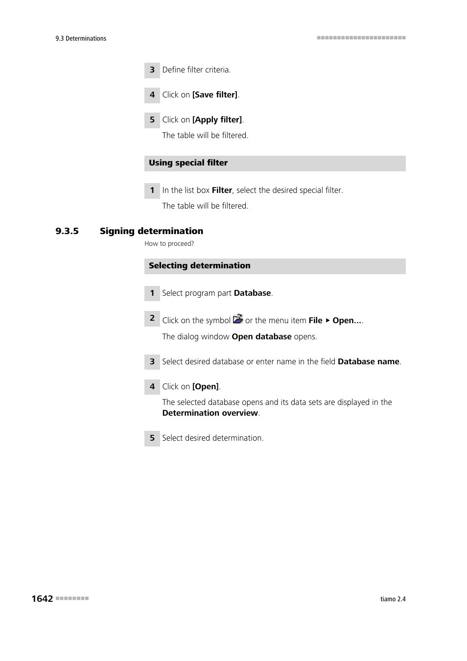 5 signing determination, Signing determination 2 | Metrohm tiamo 2.4 Manual User Manual | Page 1658 / 1717