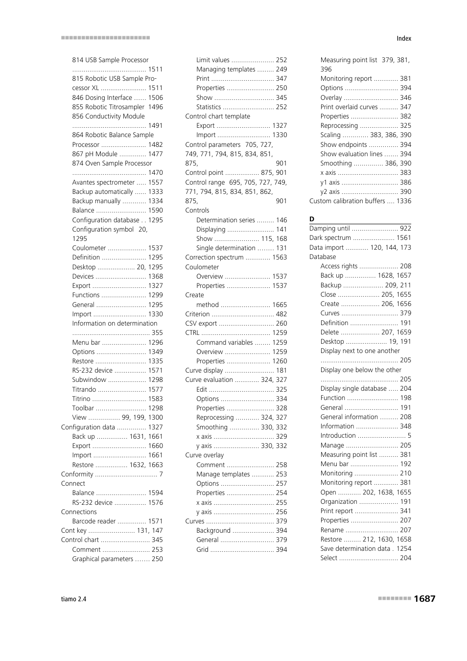 Metrohm tiamo 2.4 Manual User Manual | Page 1703 / 1717