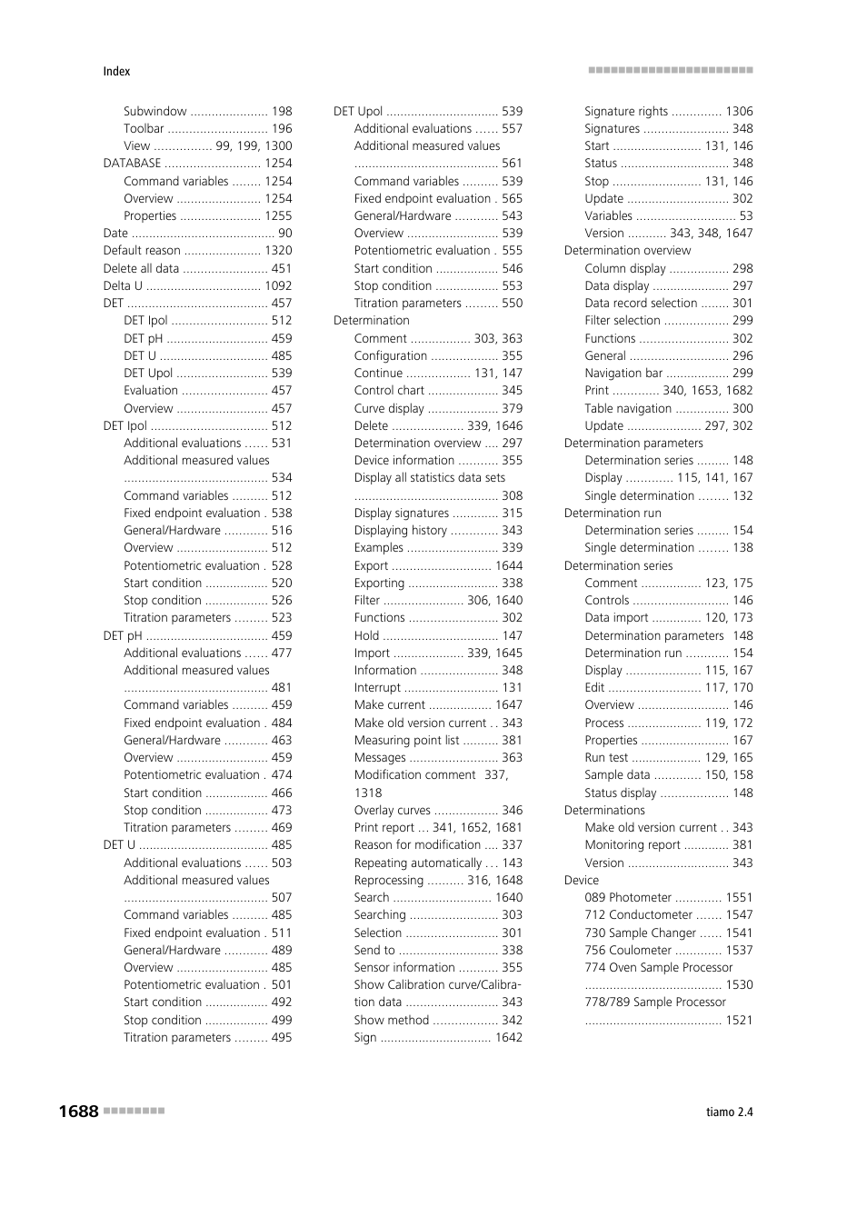 Metrohm tiamo 2.4 Manual User Manual | Page 1704 / 1717