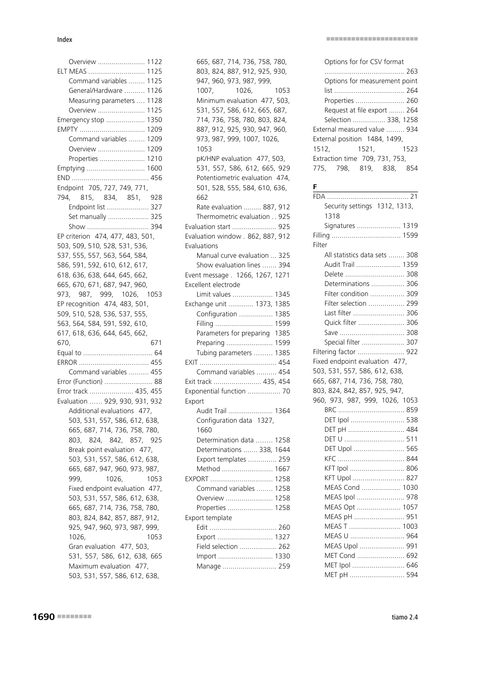 Metrohm tiamo 2.4 Manual User Manual | Page 1706 / 1717
