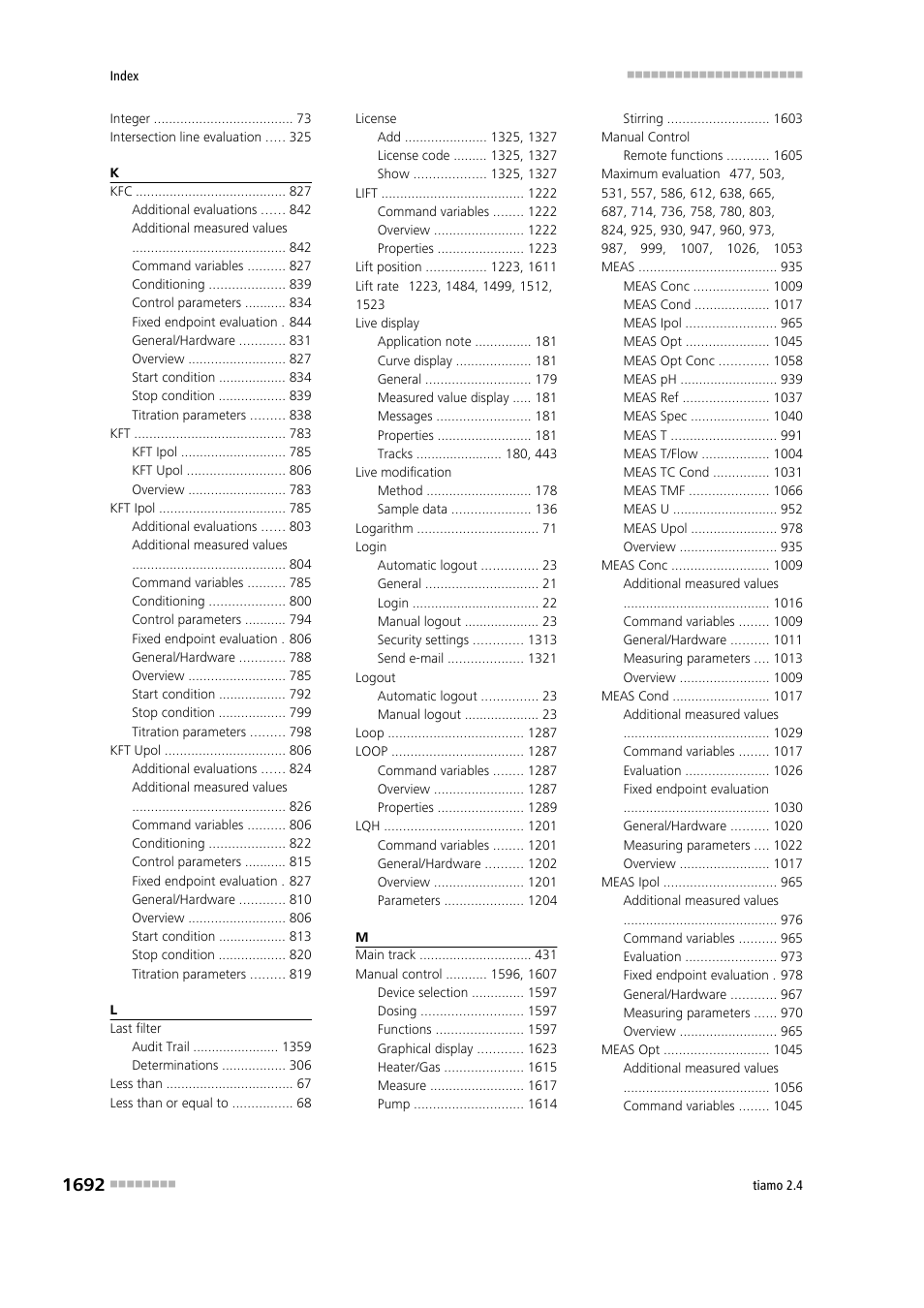 Metrohm tiamo 2.4 Manual User Manual | Page 1708 / 1717