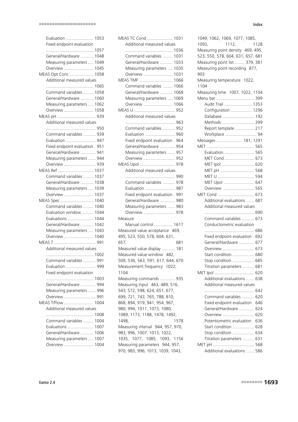 Metrohm tiamo 2.4 Manual User Manual | Page 1709 / 1717