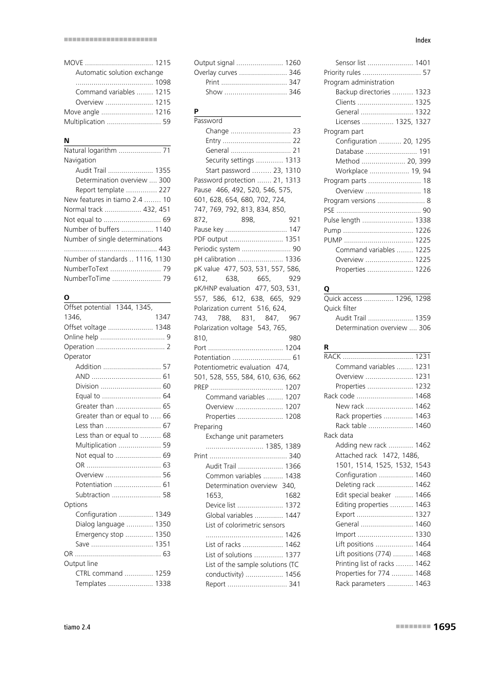 Metrohm tiamo 2.4 Manual User Manual | Page 1711 / 1717