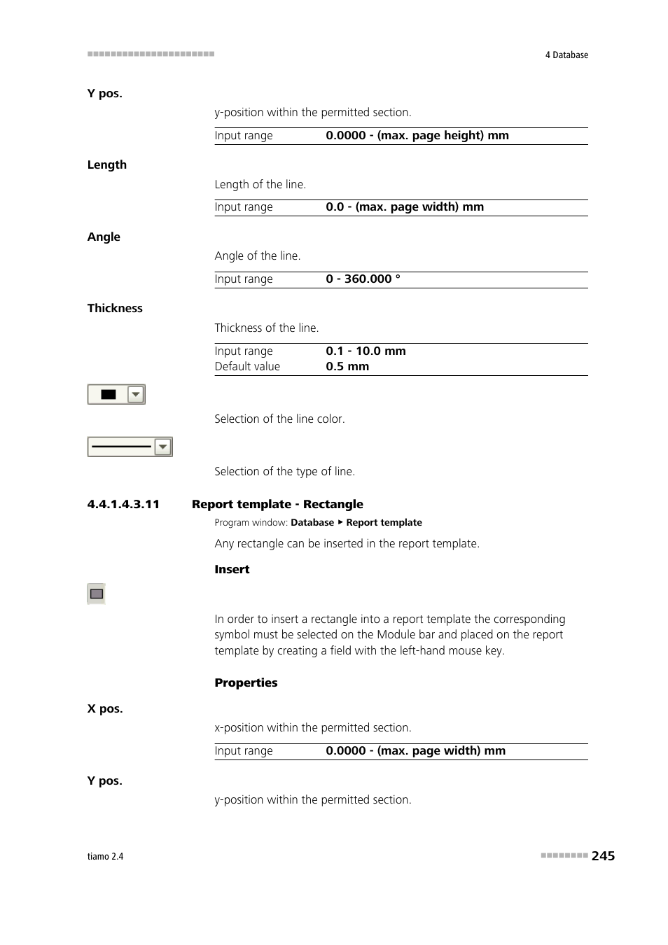 11 report template - rectangle, Rectangle | Metrohm tiamo 2.4 Manual User Manual | Page 261 / 1717