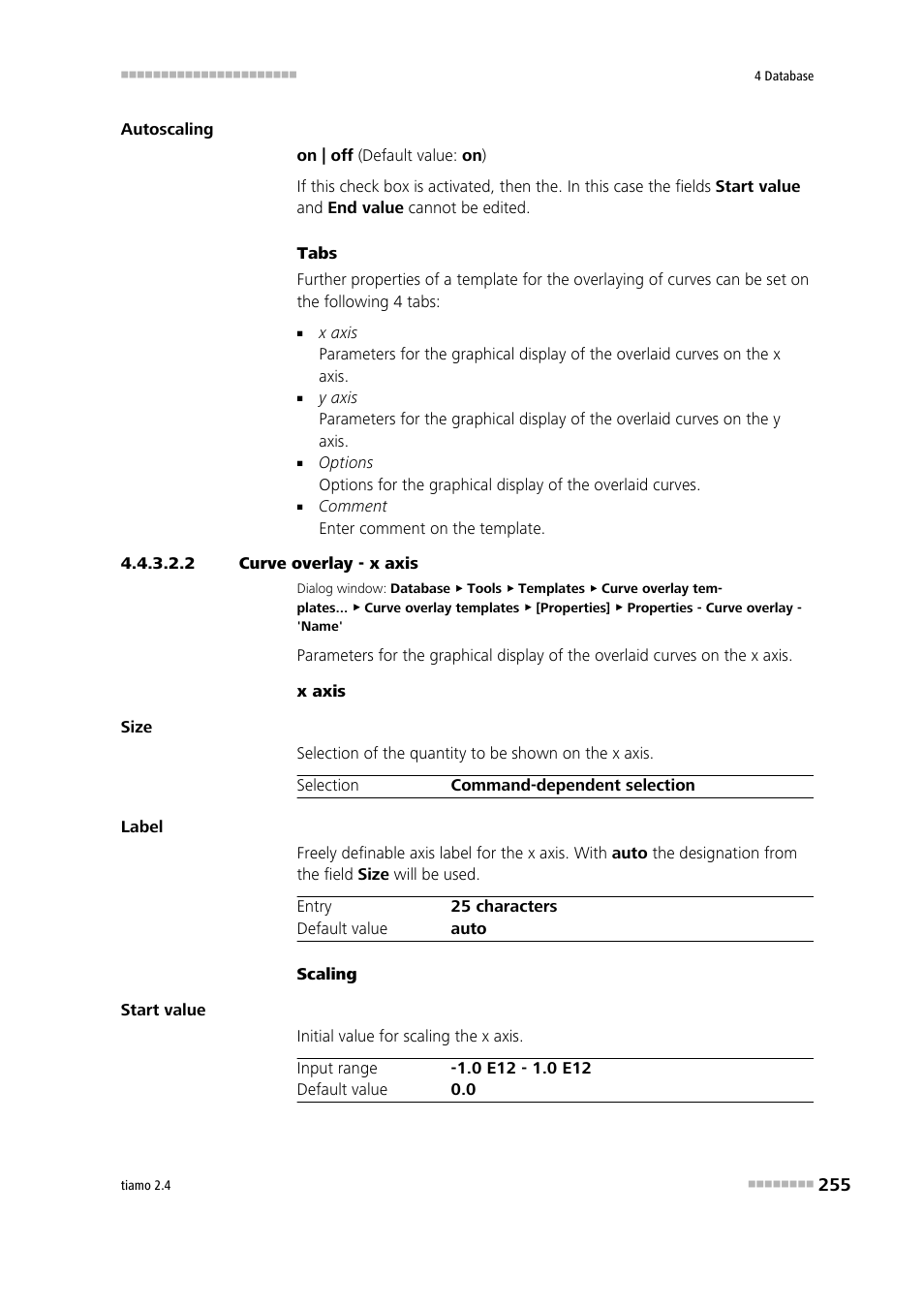 2 curve overlay - x axis | Metrohm tiamo 2.4 Manual User Manual | Page 271 / 1717