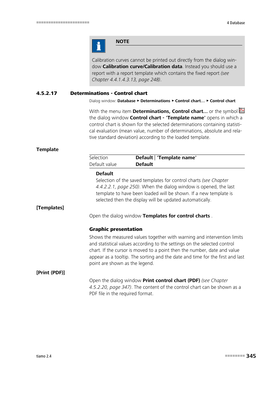 17 determinations - control chart, Determinations - control chart | Metrohm tiamo 2.4 Manual User Manual | Page 361 / 1717