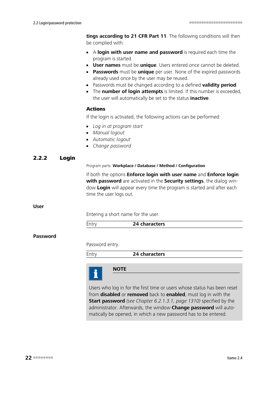 2 login, Login | Metrohm tiamo 2.4 Manual User Manual | Page 38 / 1717