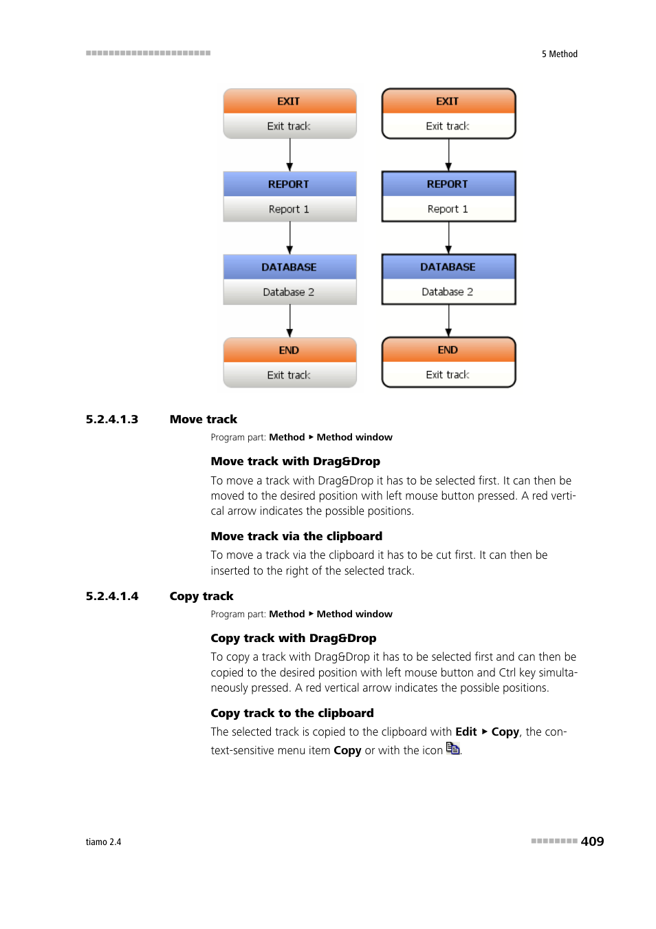 3 move track, 4 copy track | Metrohm tiamo 2.4 Manual User Manual | Page 425 / 1717