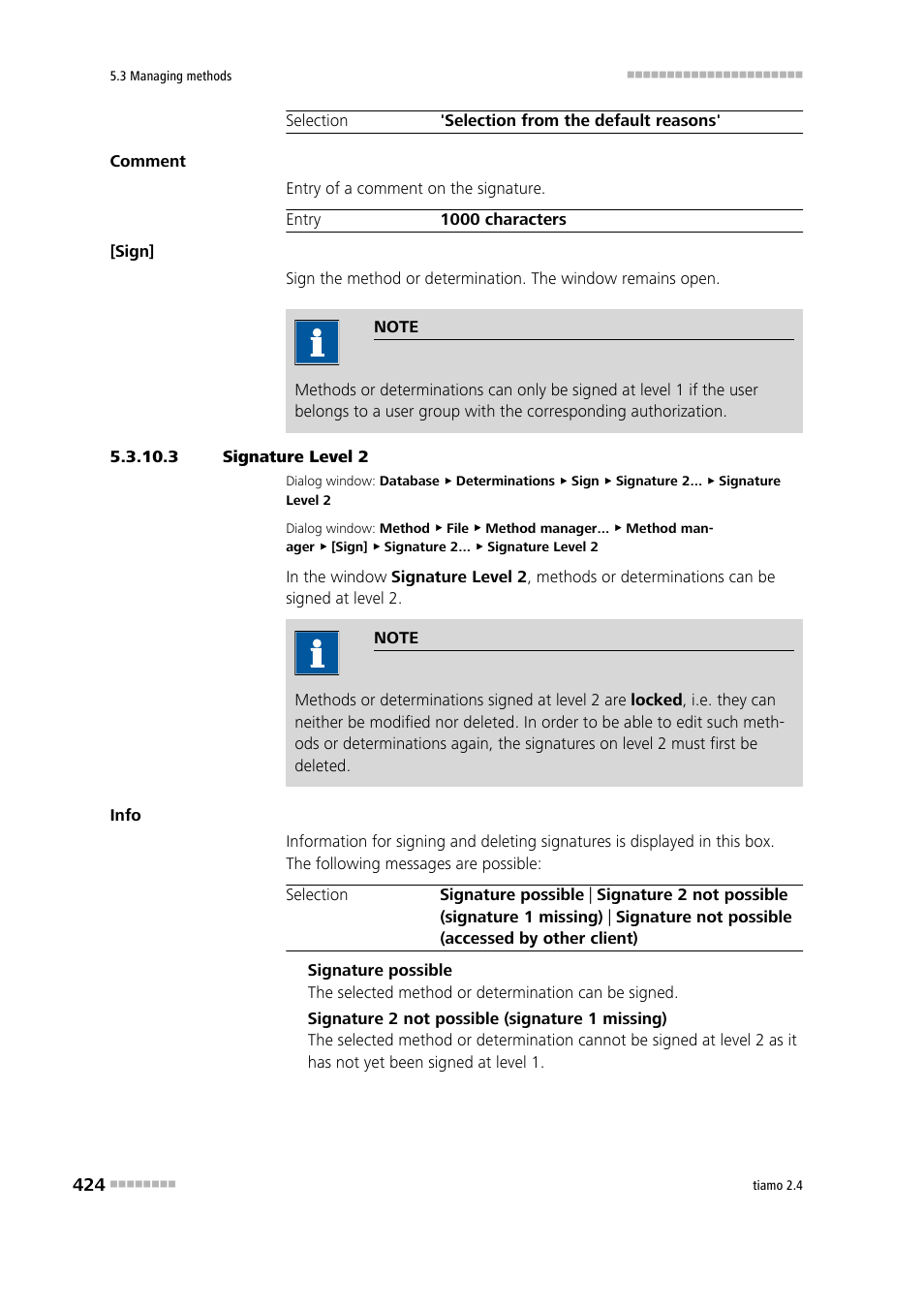 3 signature level 2 | Metrohm tiamo 2.4 Manual User Manual | Page 440 / 1717