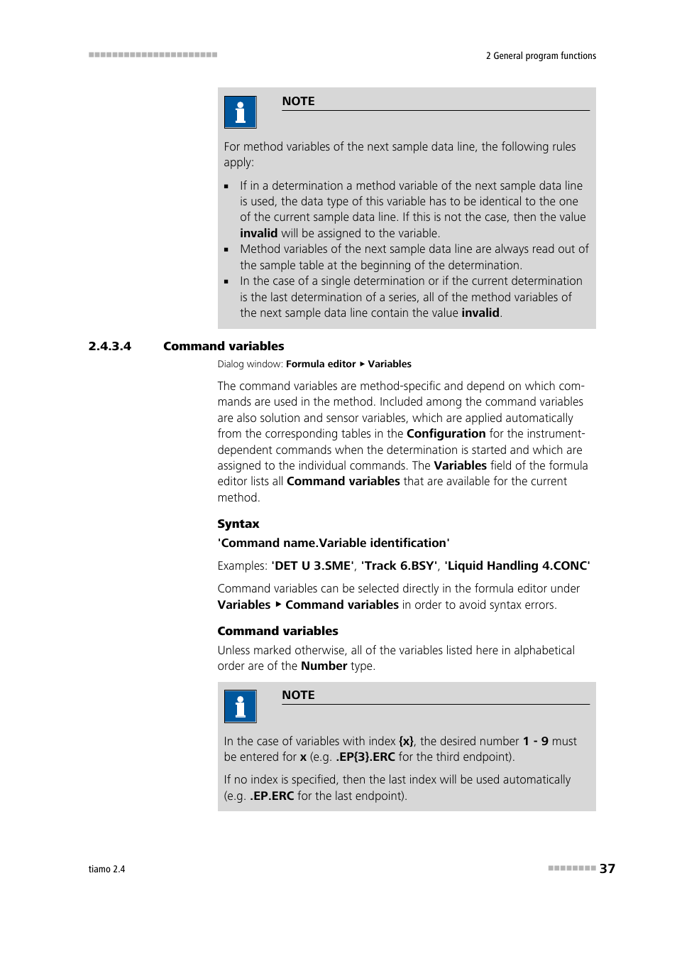 4 command variables, Command variables | Metrohm tiamo 2.4 Manual User Manual | Page 53 / 1717