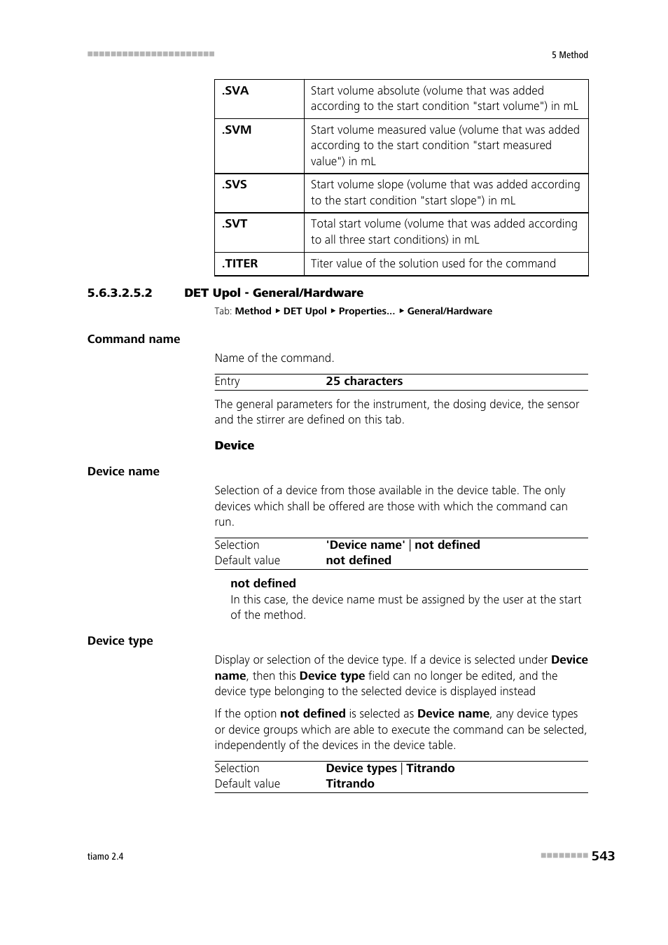 2 det upol - general/hardware, General/hardware | Metrohm tiamo 2.4 Manual User Manual | Page 559 / 1717