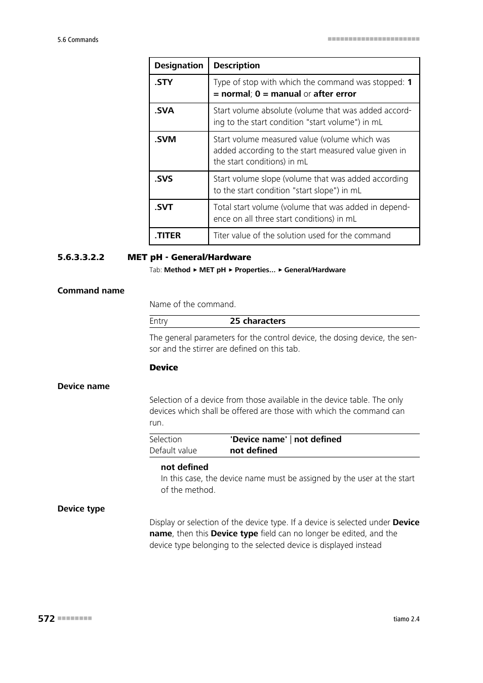 2 met ph - general/hardware, General/hardware | Metrohm tiamo 2.4 Manual User Manual | Page 588 / 1717