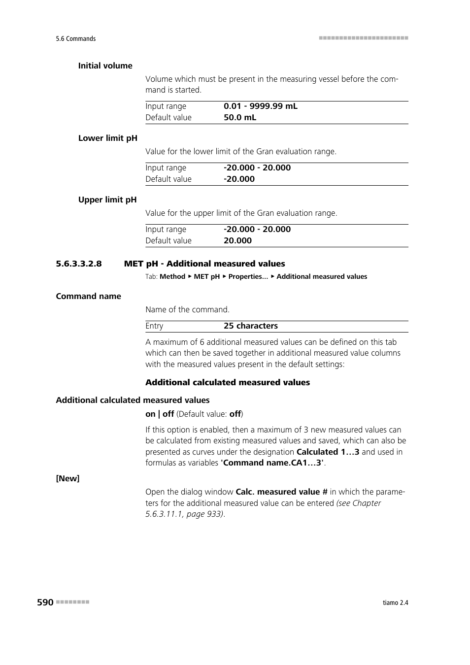 8 met ph - additional measured values | Metrohm tiamo 2.4 Manual User Manual | Page 606 / 1717