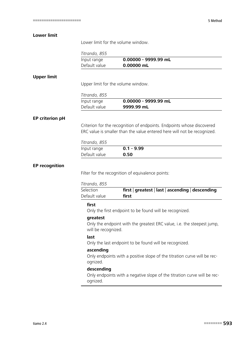 Metrohm tiamo 2.4 Manual User Manual | Page 609 / 1717