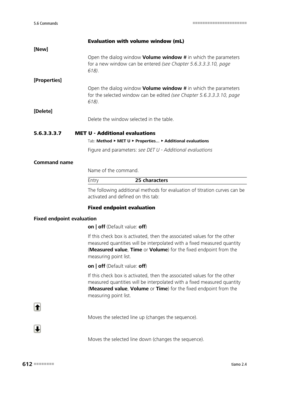 7 met u - additional evaluations, Additional evaluations | Metrohm tiamo 2.4 Manual User Manual | Page 628 / 1717