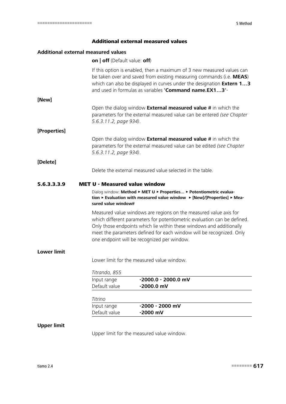 9 met u - measured value window | Metrohm tiamo 2.4 Manual User Manual | Page 633 / 1717