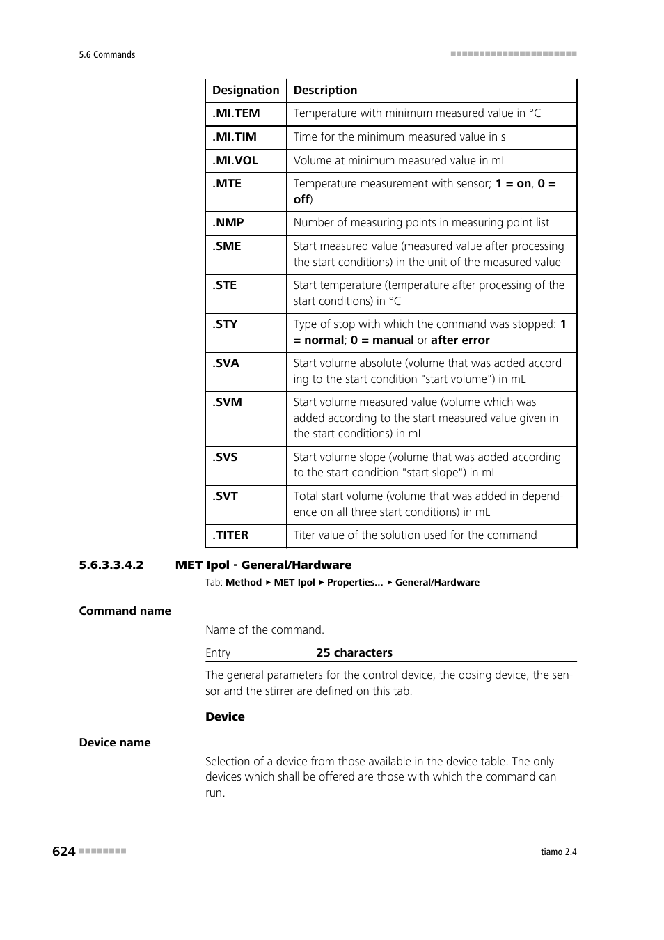 2 met ipol - general/hardware, General/hardware | Metrohm tiamo 2.4 Manual User Manual | Page 640 / 1717