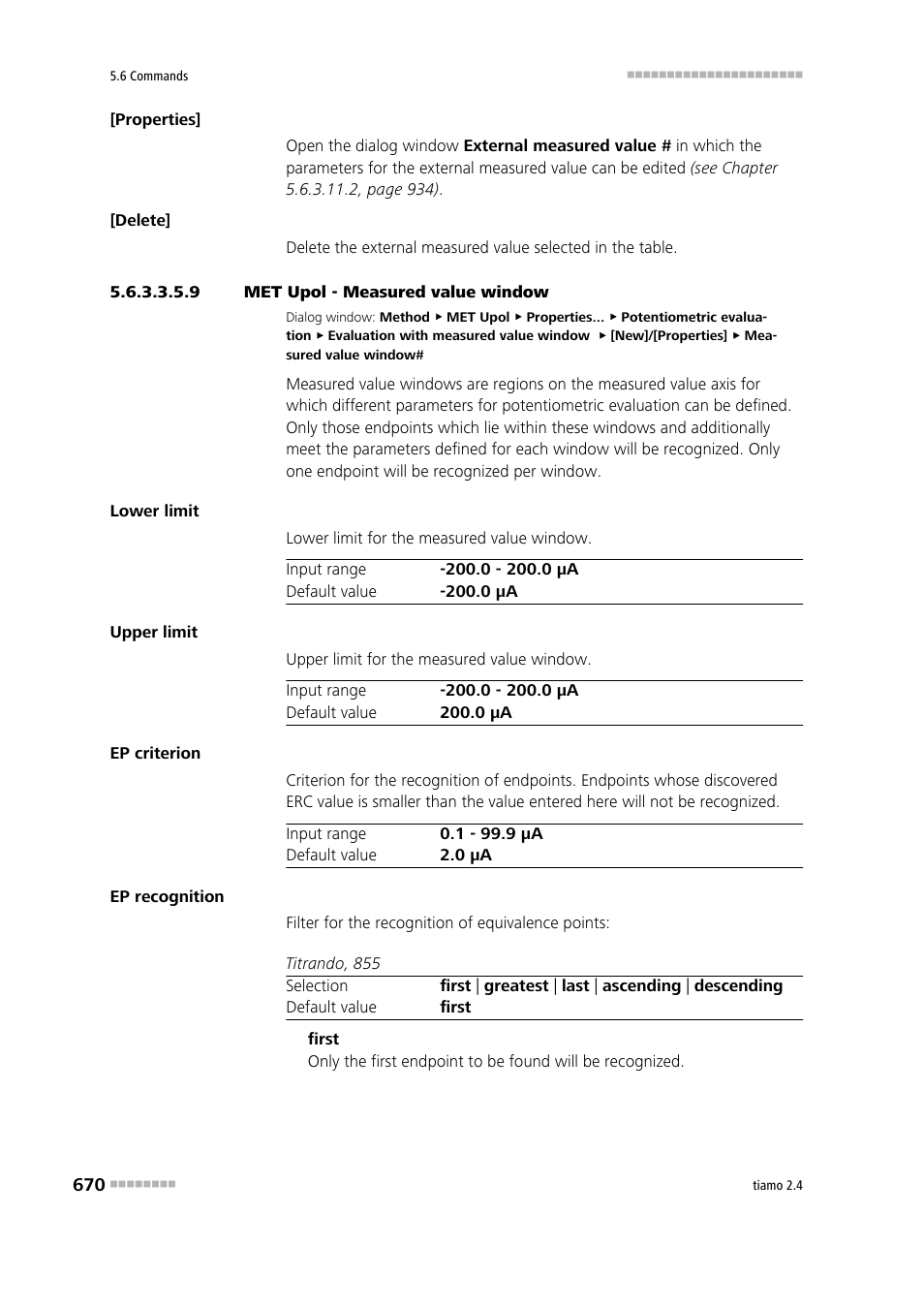 9 met upol - measured value window | Metrohm tiamo 2.4 Manual User Manual | Page 686 / 1717