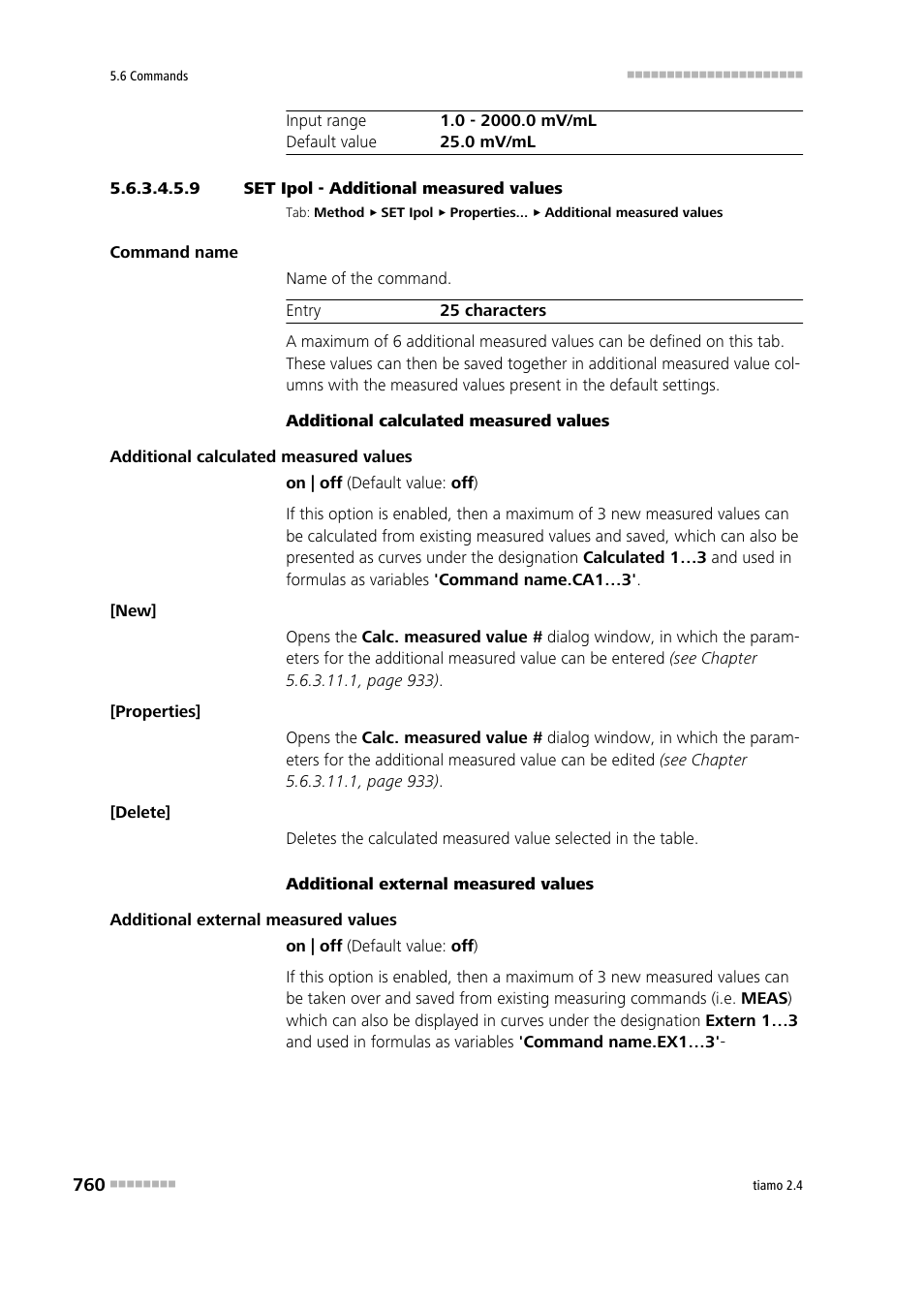 9 set ipol - additional measured values, Additional measured values | Metrohm tiamo 2.4 Manual User Manual | Page 776 / 1717