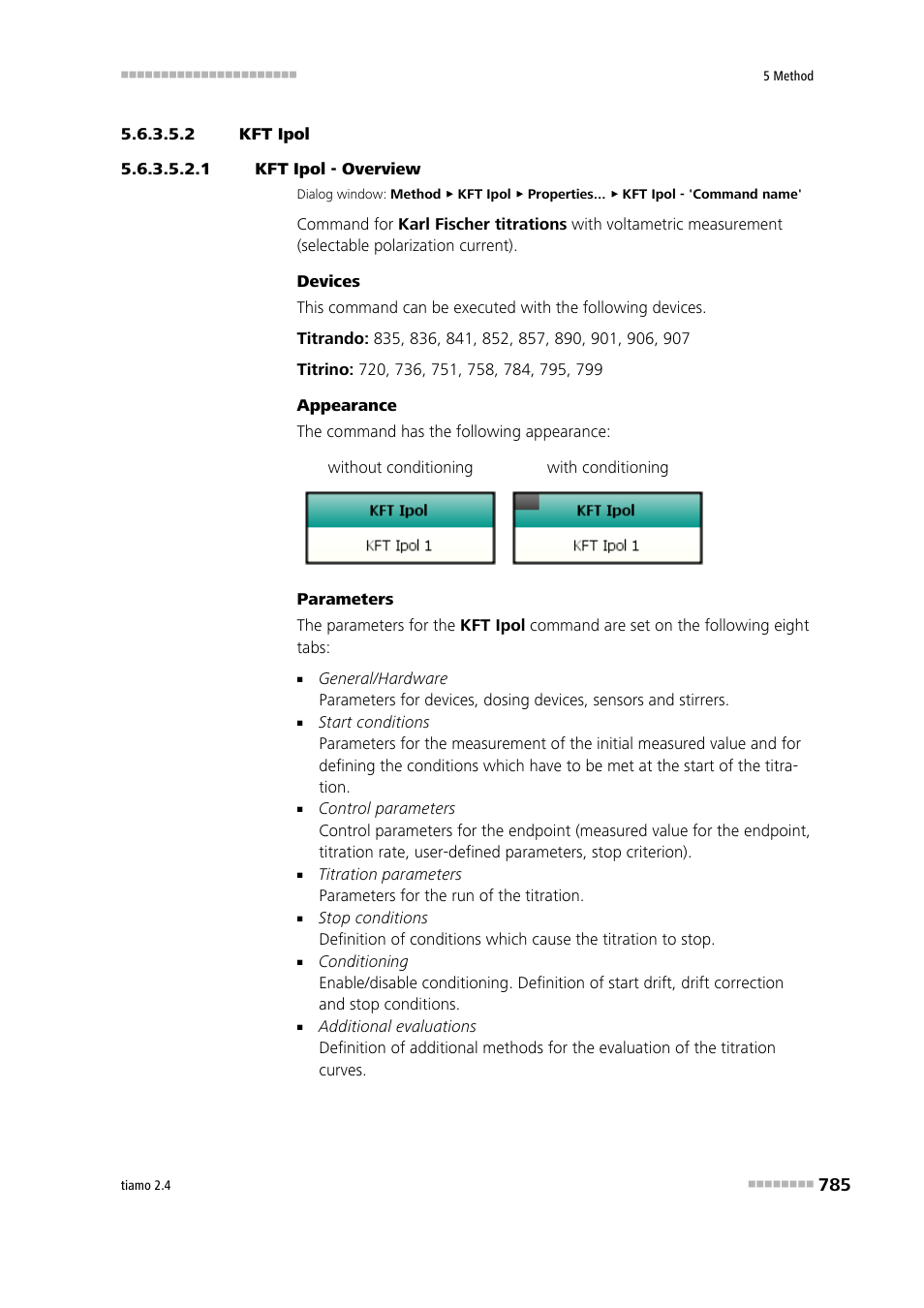 2 kft ipol, 1 kft ipol - overview | Metrohm tiamo 2.4 Manual User Manual | Page 801 / 1717