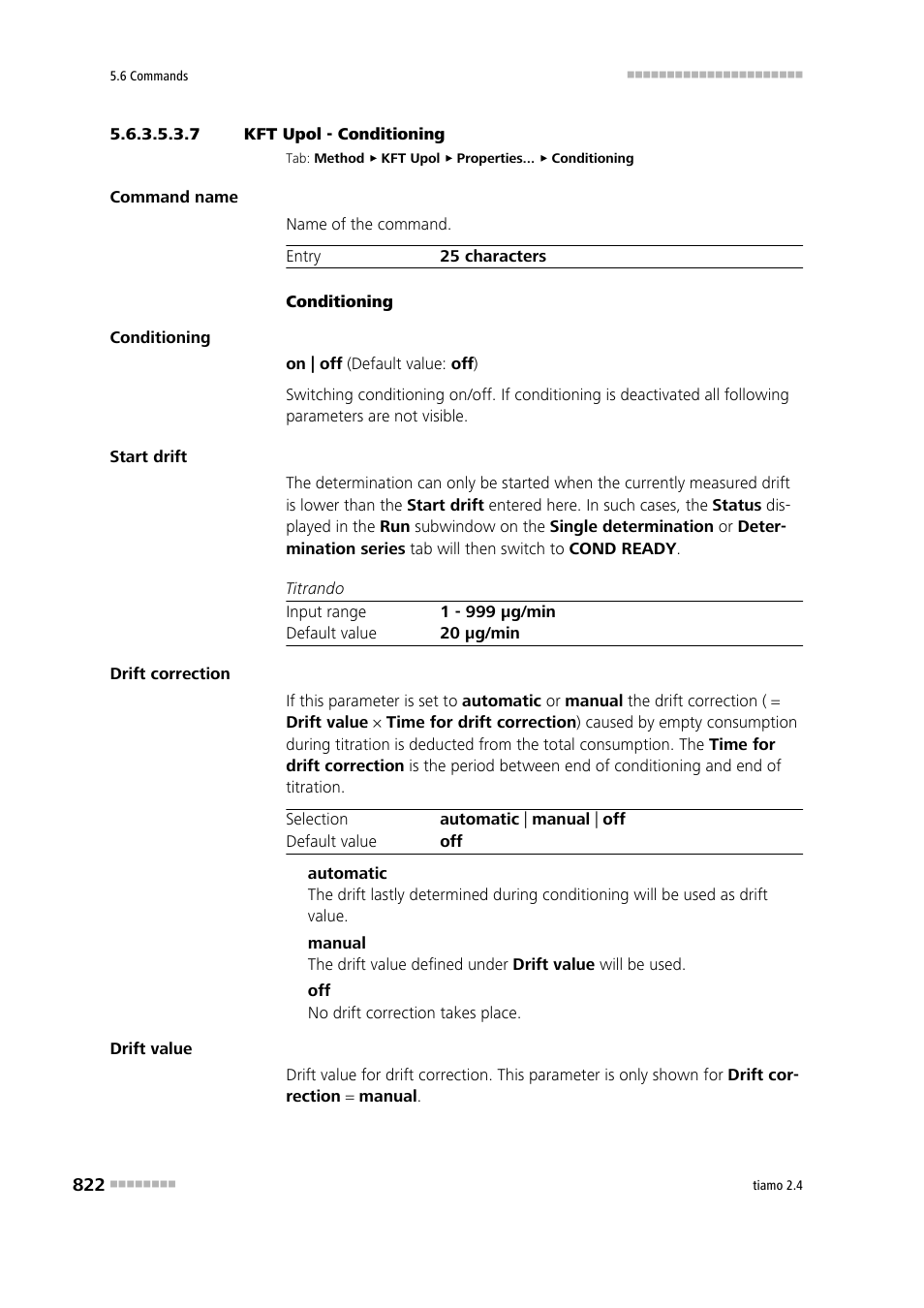 7 kft upol - conditioning, Conditioning | Metrohm tiamo 2.4 Manual User Manual | Page 838 / 1717