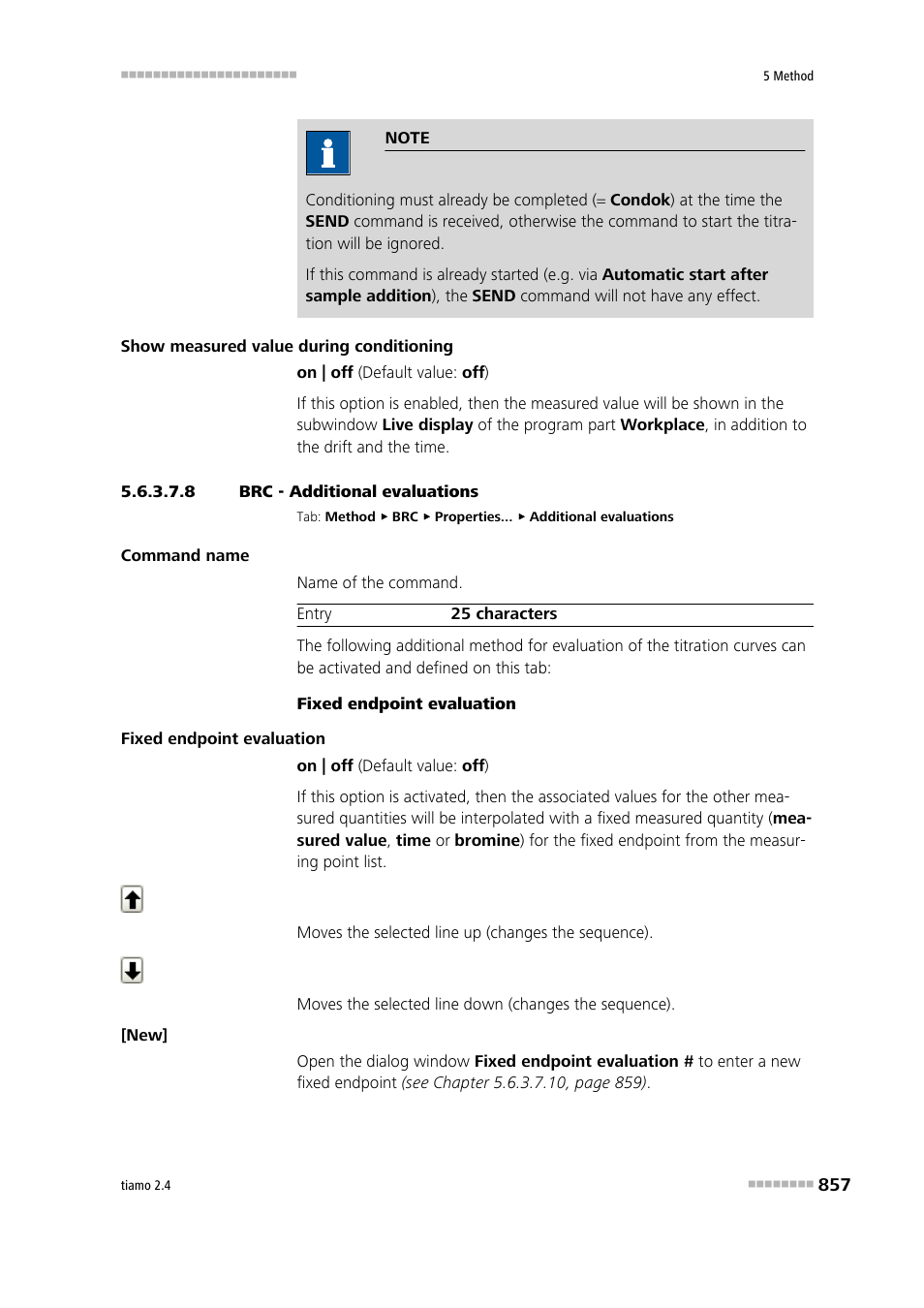 8 brc - additional evaluations, Additional evaluations | Metrohm tiamo 2.4 Manual User Manual | Page 873 / 1717