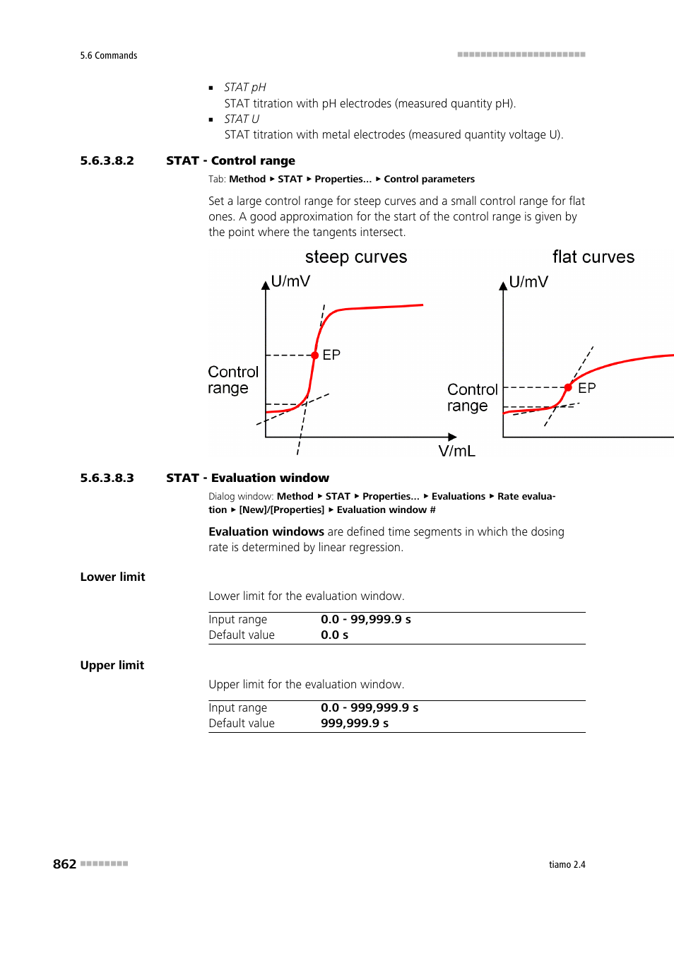 2 stat - control range, 3 stat - evaluation window | Metrohm tiamo 2.4 Manual User Manual | Page 878 / 1717