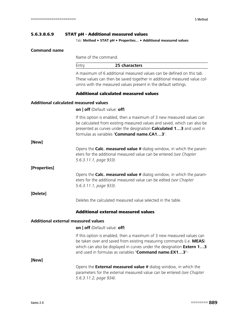 9 stat ph - additional measured values, Additional measured values | Metrohm tiamo 2.4 Manual User Manual | Page 905 / 1717