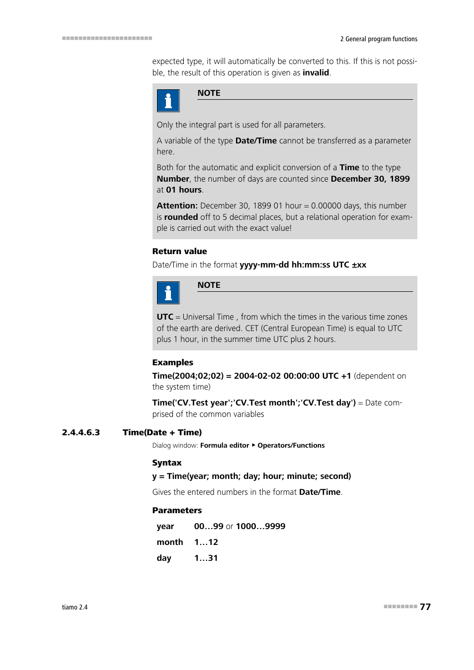 3 time(date + time), Time(date+time) | Metrohm tiamo 2.4 Manual User Manual | Page 93 / 1717