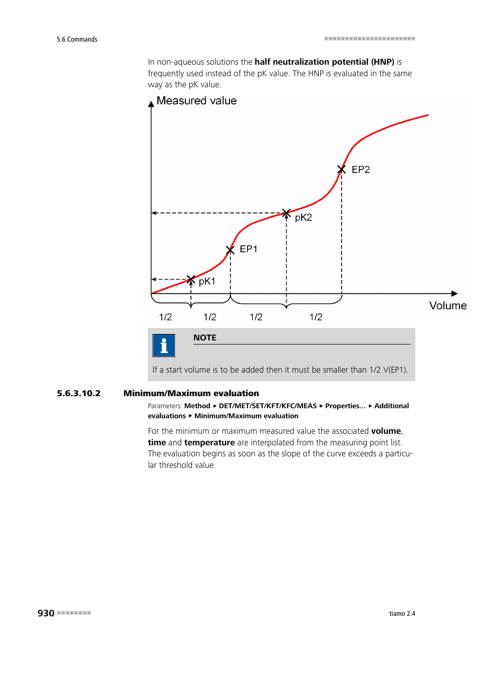 2 minimum/maximum evaluation | Metrohm tiamo 2.4 Manual User Manual | Page 946 / 1717