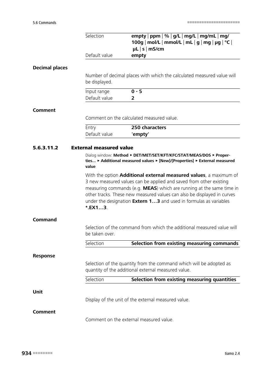 2 external measured value | Metrohm tiamo 2.4 Manual User Manual | Page 950 / 1717