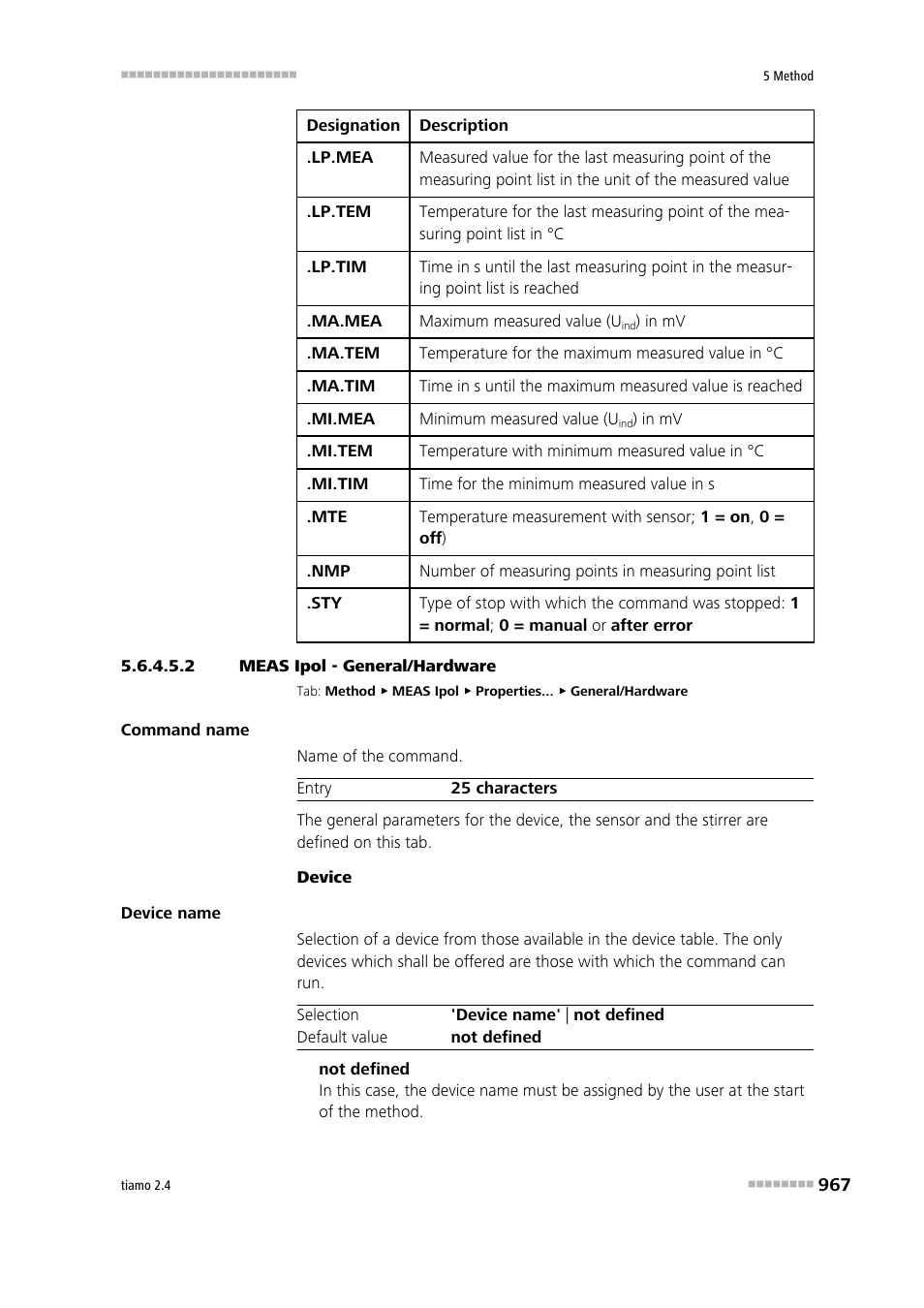 2 meas ipol - general/hardware | Metrohm tiamo 2.4 Manual User Manual | Page 983 / 1717