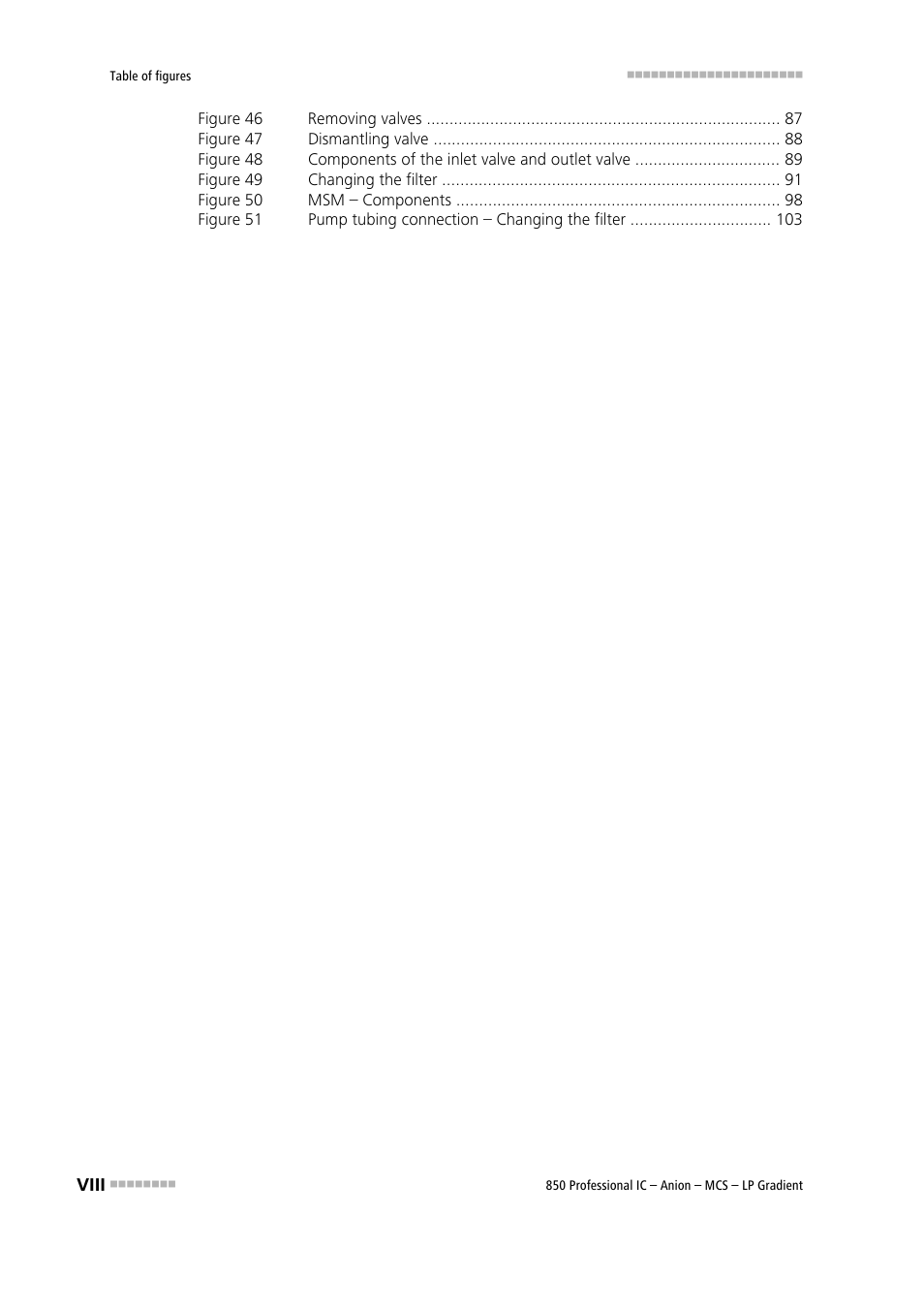 Metrohm 850 Professional IC Anion MCS LP-Gradient User Manual | Page 10 / 153