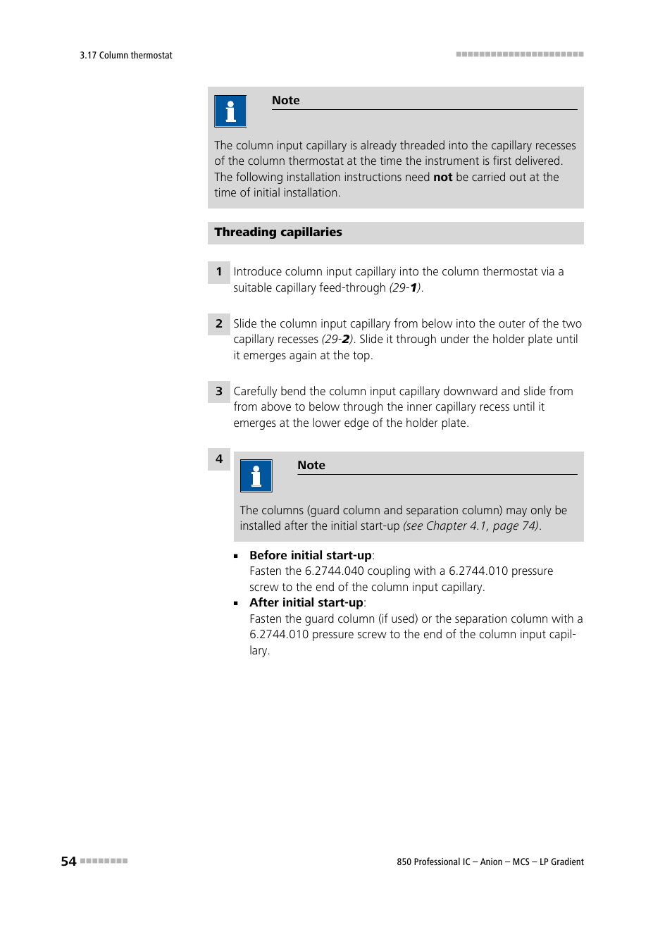 Metrohm 850 Professional IC Anion MCS LP-Gradient User Manual | Page 64 / 153