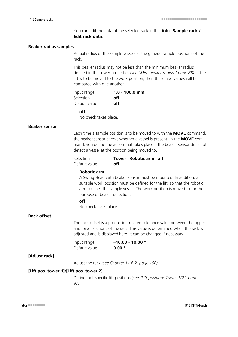 Metrohm 915 KF Ti-Touch User Manual | Page 110 / 382