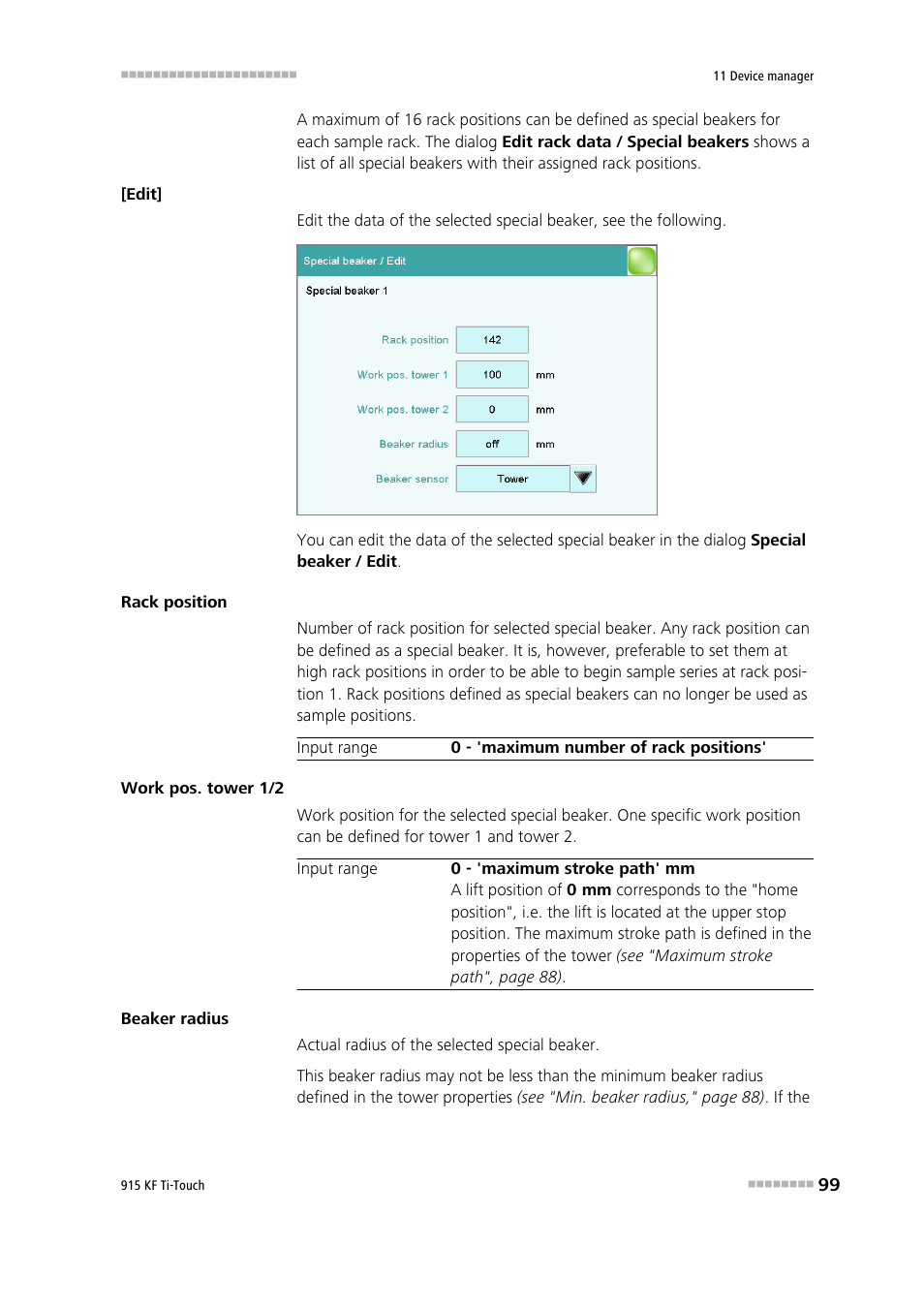 Metrohm 915 KF Ti-Touch User Manual | Page 113 / 382