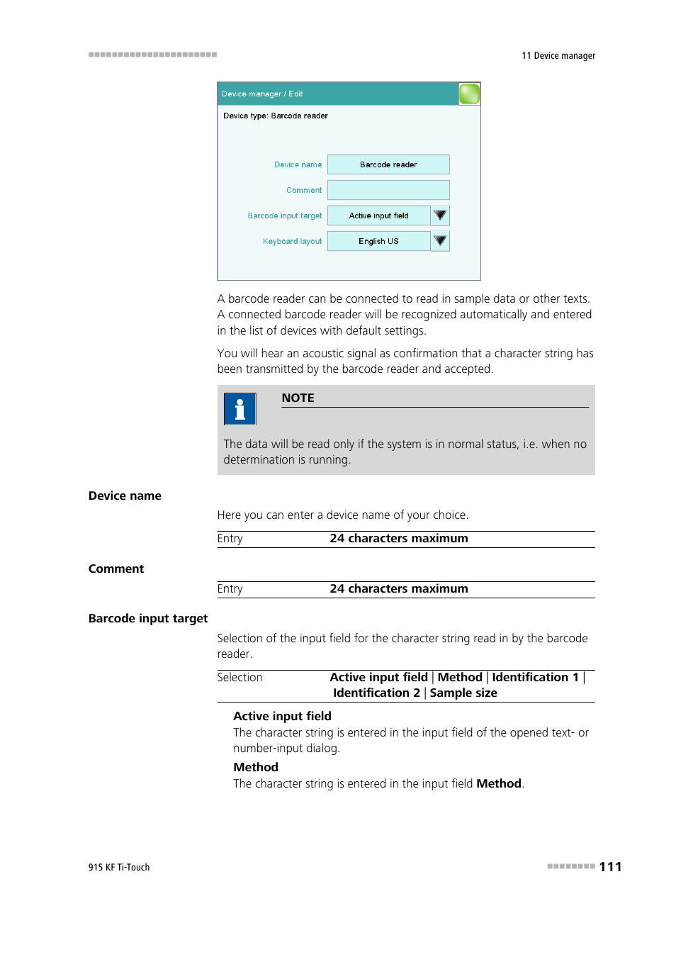 Metrohm 915 KF Ti-Touch User Manual | Page 125 / 382