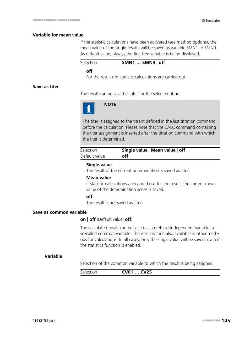Metrohm 915 KF Ti-Touch User Manual | Page 159 / 382
