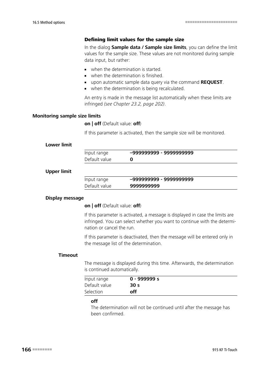 Metrohm 915 KF Ti-Touch User Manual | Page 180 / 382