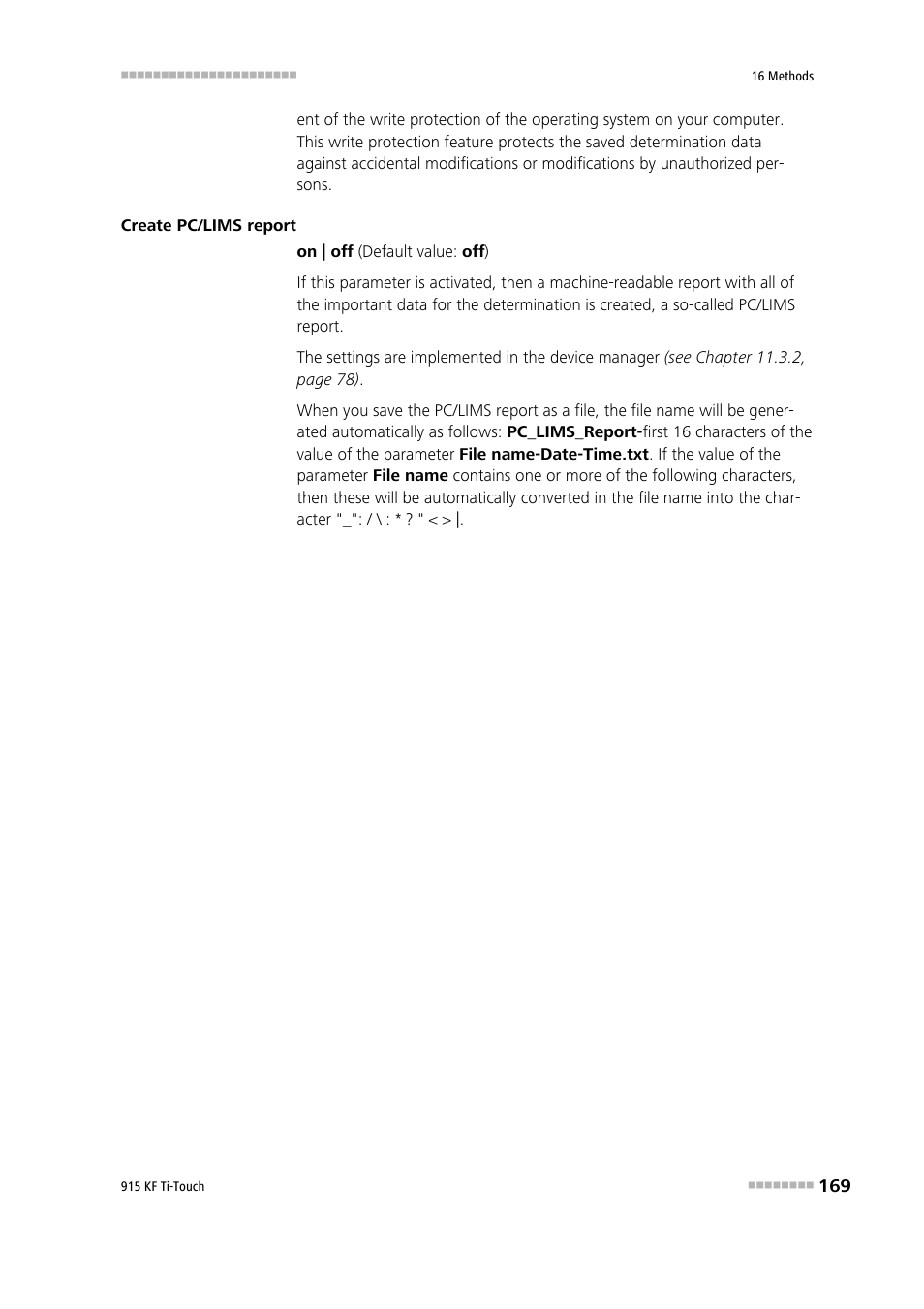 Metrohm 915 KF Ti-Touch User Manual | Page 183 / 382