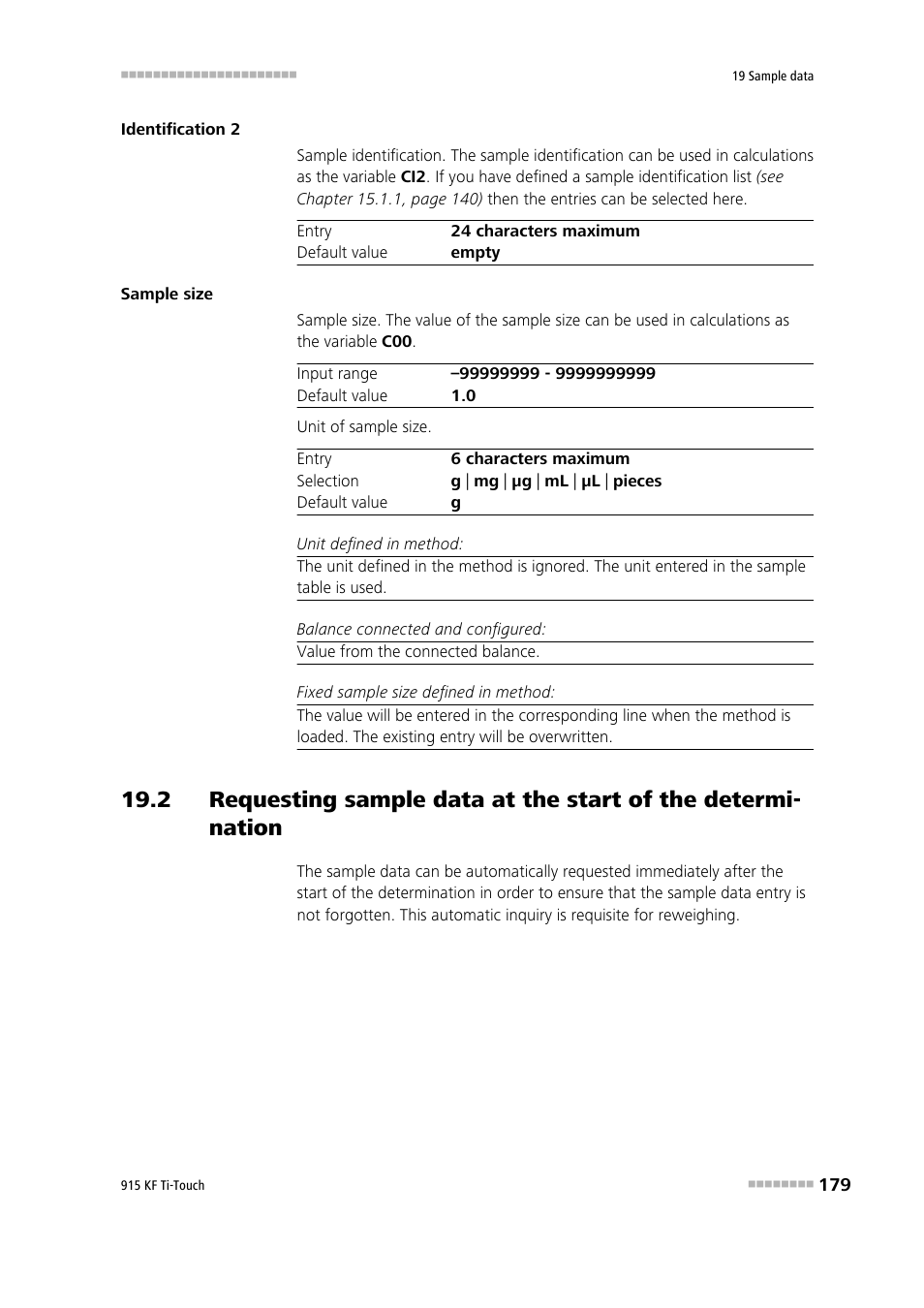 Tion | Metrohm 915 KF Ti-Touch User Manual | Page 193 / 382