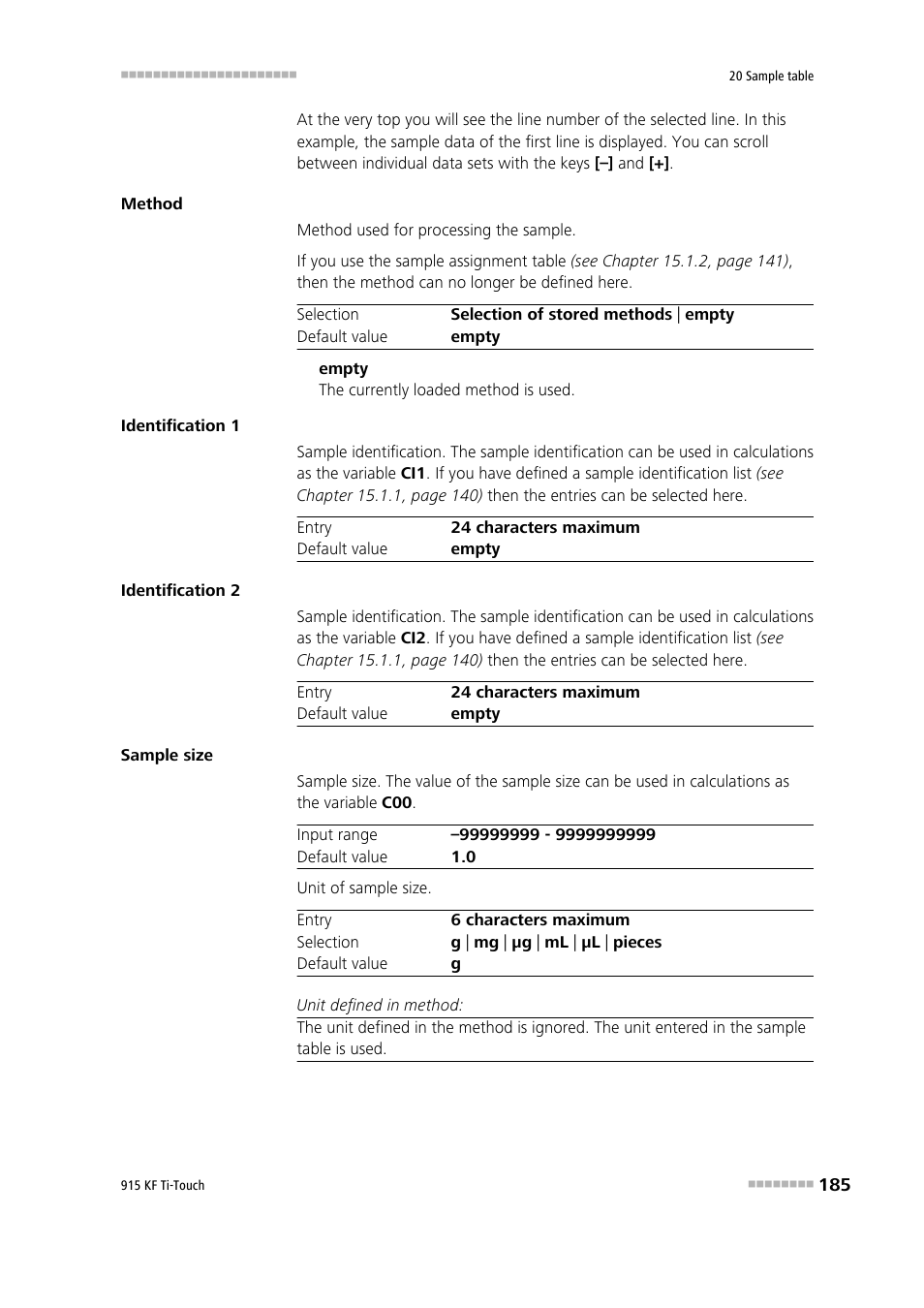 Metrohm 915 KF Ti-Touch User Manual | Page 199 / 382